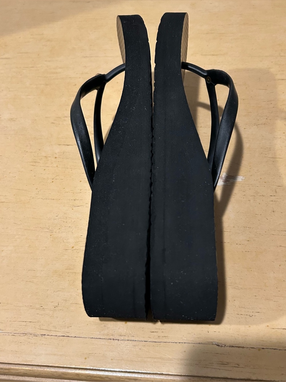 Tory Burch womens black monogram platform flip flop sandals in size 8,5 - Picture 7 of 8